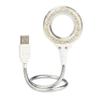 JOEBO Microscope Kit Freely Bent Hose USB LED Ring Light for Biological Microscope Illumination, 5V White Color LED Ring Lamp Can Be Used Microscope Lens Adapters (Color : Black) view 1
