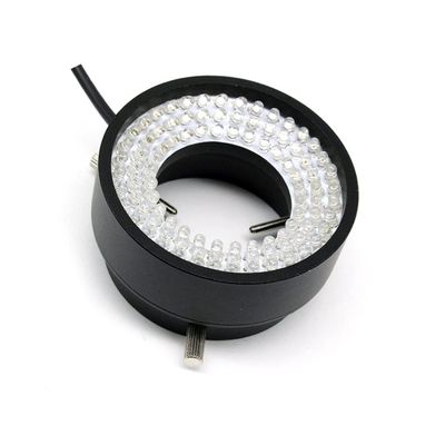 JOEBO Microscope Kit Microscope Top LED Ring Light Source Industrial Camera CCD Vision Light Source Inner Diameter 50 mm 96 LED Adjustable Brightness Microscope Lens Adapters (Color : Blue)