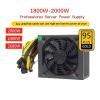 EAMOM 160V-240V Power Supply 2000W 2400W 2600W Power Supply for Mining for BTC Power Supply Mining rig Support 6 Graphics Cards Miner (Color : 1800W-2000W) view 2