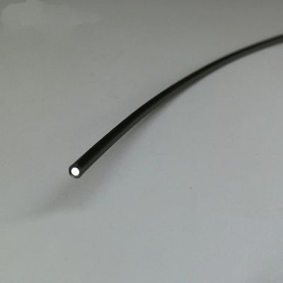 MINZIHAO 1000m Black PMMA Data Transmission Plastic Optical Fiber Cable Inner Diameter 1mm External Diameter 2.2mm for Light Illumination