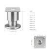 , Pack of 4,Stainless Steel furniture furniture legss,Adjustable Table furniture legs,Round Cabinet furniture legs,Sofa , Table Desk,Sofa furniture furniture legss,for Cabinet,Bookcase,with Mounting S view 3