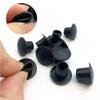 Cosyhat XLJP 5/10/20Pcs PVC Soft Rubber Hole Plug 9mm /10mm/11mm White/Black Dust Waterproof Cap Round Pipe Sealing Plugs Hardware Screw Covers (Color : Black, Size : 9mm(5pcs)) view 2