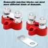 Aienxn 12V Bus Bar Marine 2 x 1/4" (M6) Terminal Studs and 5/16" (M8) Dual Studs view 4