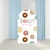 Aerdce Donut Grow Up Arched Fabric Cover Stretchy Arch Stand Cover Fitting Round Top Chiara Backdrop Cover for Birthday Baby Shower Decor(Only Cover) view 2