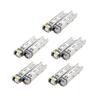 Five Pairs of 1.25G SFP Bidi Transceiver 1000Base-BIDI SingleMode Simplex LC Fiber Module SMF 1310nm/15500nm DDM up to 20 km for Cisco GLC-BX-D, Ubiquiti UniFi UF-SM-1G-S, Mikrotik and More (5) view 1