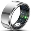 CNBRO Smart Rings for Men Health Ring Blood Pressure Heart Rate Monitor Sleep Monitor Fitness Tracker for Women Gesture Control Photography Step Counter Compatible with iOS Android view 1