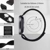 10 Packs Nylon Band Compatible with Fitbit Versa 2/Versa/Versa Lite/Versa SE for Women Men, Adjustable Sport Stretchy Braided Solo Loop Strap for Fitbit Versa 2 view 2