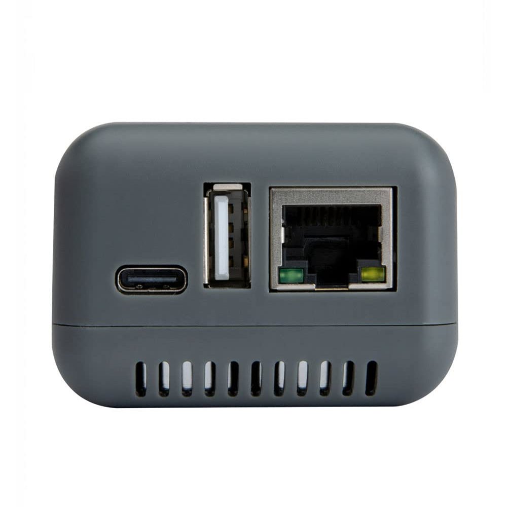 LOYALTY-SECU Mini USB Network Print Server - Share USB Printer with Multiple Devices - Easy Setup, Compatible with Windows, Mac, Linux, Android