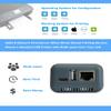 LOYALTY-SECU Mini USB Network Print Server - Share USB Printer with Multiple Devices - Easy Setup, Compatible with Windows, Mac, Linux, Android view 2