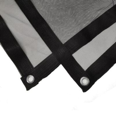 Vbuda 8'x8' 2.4x2.4m Black Single Net Scrims/Overhead Butterfly, with One Seam