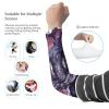 JHION Cooling Arm Sleeves Bird Gardening Sleeves Compression Sports Arm Sleeve Sun Protection Sleeves for Outdoor Garden Sports view 3