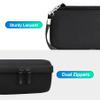 BOVKE Carrying Case Compatible with JBL Go 4 Portable Bluetooth Wireless Speaker, Extra Mesh Pocket for Charging Cables and Accessories, Black view 3