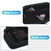 BOVKE Carrying Case Compatible with JBL Go 4 Portable Bluetooth Wireless Speaker, Extra Mesh Pocket for Charging Cables and Accessories, Black view 4