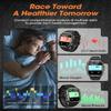 Military Smart Watches for Men (Answer/Make Calls), 2.02'' Fitness Smart Watch for Android and iPhone, Waterproof Fitness Tracker with Blood Pressure/Heart Rate/Sleep/100+ Sport Modes, Watches for Men view 4