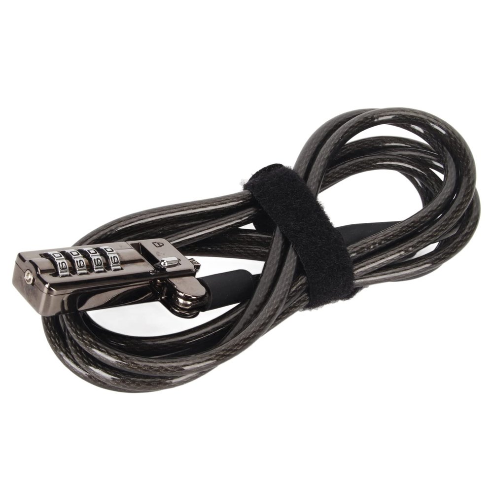 Laptop Lock, Computer Security Cable with 4 Digit Encryption with Lock, Adjustable Length Compatible with Laptop