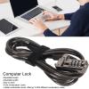 Laptop Lock, Computer Security Cable with 4 Digit Encryption with Lock, Adjustable Length Compatible with Laptop view 3
