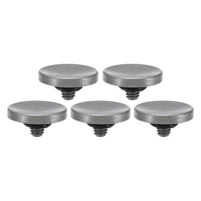 PATIKIL Camera Shutter Button, 5 Pack Soft Shutter Release Button Pure Copper Camera Button Concave Suitable for Nikon for Fujifilm for Leica DSLR/SLR Camera, Silver