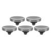 PATIKIL Camera Shutter Button, 5 Pack Soft Shutter Release Button Pure Copper Camera Button Concave Suitable for Nikon for Fujifilm for Leica DSLR/SLR Camera, Silver view 1