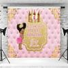 12x8ft Baby Shower Backdrop for Girl Pink Gold Crown Photography Background Little Princess Baby Shower Party Decoration Supplies Photo Booth Props Table Banner view 3