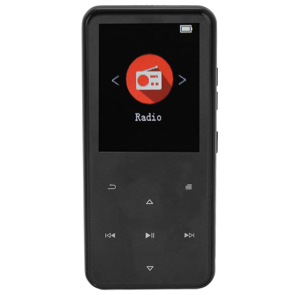 Vikye MP3 Player, BT5.0 16GB Music Player with 2.4 Inch Screen, Noise Reduction MP3 Player with Touch Support Expansion