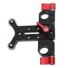 15mm Rod Lens Support Bracket, Aluminum Alloy Long Lens Bracket Applicable for Heavy Long Lenses, up to 2kg, for Camera Rail view 4