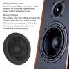 Vikye Speaker Cone Drum Paper, 0.8 Inch Inner Diameter, Paper Cone Drum Paper for Subwoofer Suitable for 3 Inch Speakers, with Rubber Edge view 3