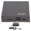 Vikye 4K 30Hz Fiber Optic Extractor with 5.1 Sound Converter, Fast Heat Dissipation, Long Distance AV Sync for (US Plug) view 1