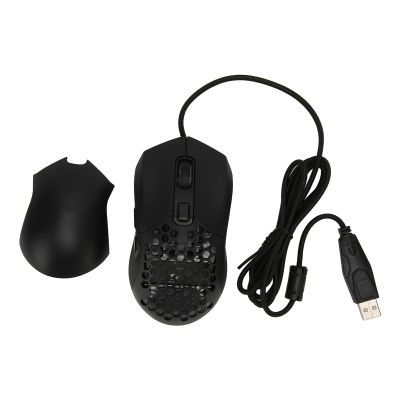 Vikye Wired Mouse, 4.9ft Cable, Adjustable DPI Programmable Keys, Ergonomic RGB Backlit Gaming Mouse, Ergonomic Design Mouse for Office Study