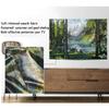 GSGC TV Cover TV Dust Cover Indoor 32-80 Inch LCD TV Screen Protector Landscape Printing Art Decoration Cloth For Desktop Wall Hanging Curved Television Screen Decorative-Green5||65 inch view 3