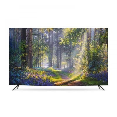 GSGC TV Cover TV Dust Cover Indoor 32-80 Inch LCD TV Screen Protector Landscape Printing Art Decoration Cloth For Desktop Wall Hanging Curved Television Screen Decorative-Green4||75 inch