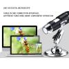 Joebo Microscope Kit 1600X Adjustable 3 in 1 Digital Microscope, with Bracket Microscope Lens Adapters, Black view 3