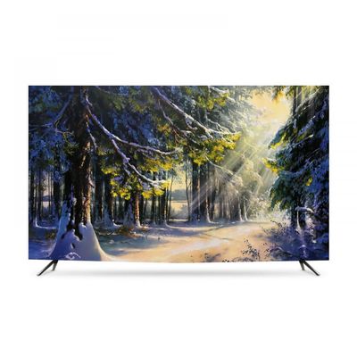GSGC TV Cover TV Dust Cover Indoor 32-80 Inch LCD TV Screen Protector Landscape Printing Art Decoration Cloth For Desktop Wall Hanging Curved Television Screen Decorative-Green2||58-60 inch