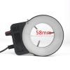 JOEBO Microscope Kit 0-100% 5V Adjustable Ring Illuminator Light, Stereo Zoom Microscope Microscope Lens Adapters (Color : with Adapter) view 2
