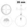 JOEBO Microscope Kit 20mm Microscope Micrometer Target Calibration Eyepiece Micrometer Reticle Scale Microscope Lens Adapters (Color : MS-1-JA) view 3