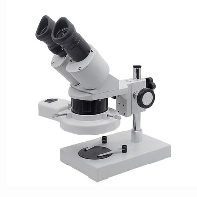 Joebo Microscope Kit 10X 20X 30X 40X Industrial Stereo Microscope, with Ring Light Microscope Lens Adapters (Color : 20X 40X)