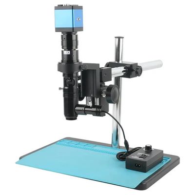 Microscope Kit 8.3MP 48MP 1080P HDMI USB VGA Lab Digital Industrial Video Microscope Camera + Coaxial Optical Lens 180X 300X C Mount Zoom Lens Microscope Lens Adapters ( Color : 14MP HDMI VGA-01 , Siz