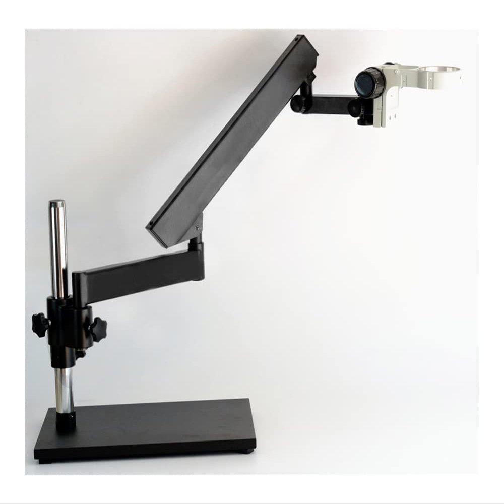 Joebo Microscope Kit Articulating Arm with Base Plate for Stereo Microscopes + 76mm Arm Focuse Microscope Lens Adapters (Size : FLC A3)