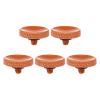 PATIKIL Camera Shutter Button, 5 Pack Soft Shutter Release Button Pure Copper Camera Button Knurled Suitable for Nikon for Fujifilm for Leica DSLR/SLR Camera, Orange view 1