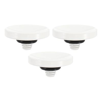 PATIKIL Camera Shutter Button, 3 Pack Soft Shutter Release Button Pure Copper Camera Button Concave Suitable for Nikon for Fujifilm for Leica DSLR/SLR Camera, White