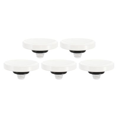 PATIKIL Camera Shutter Button, 5 Pack Soft Shutter Release Button Pure Copper Camera Button Concave Suitable for Nikon for Fujifilm for Leica DSLR/SLR Camera, White