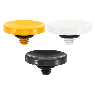 PATIKIL Camera Shutter Button, 3 Pack Soft Shutter Release Button Pure Copper Camera Button Concave Suitable for Nikon for Fujifilm for Leica DSLR/SLR Camera,Black White Yellow