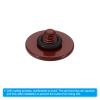 PATIKIL Camera Shutter Button, 3 Pack Soft Shutter Release Button Pure Copper Camera Button Convex Suitable for Nikon for Fujifilm for Leica DSLR/SLR Camera, Dark Red view 4