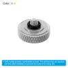 PATIKIL Camera Shutter Button, 2 Pack Soft Shutter Release Button Pure Copper Camera Button Carved Suitable for Nikon for Fujifilm for Leica DSLR/SLR Camera, Golden Silver view 4