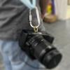 Camera D Ring Screw Carabiner Clip Hinged Holder Fixing Screw 1/4"-20 for DSLR Camera Quick Release Tripod Selfie Stick Wrist Strap Attach view 4