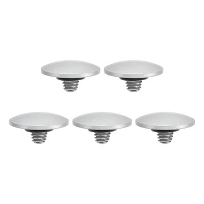 PATIKIL Camera Shutter Button, 5 Pack Soft Shutter Release Button Pure Copper Camera Button Convex Suitable for Nikon for Fujifilm for Leica DSLR/SLR Camera, Silver