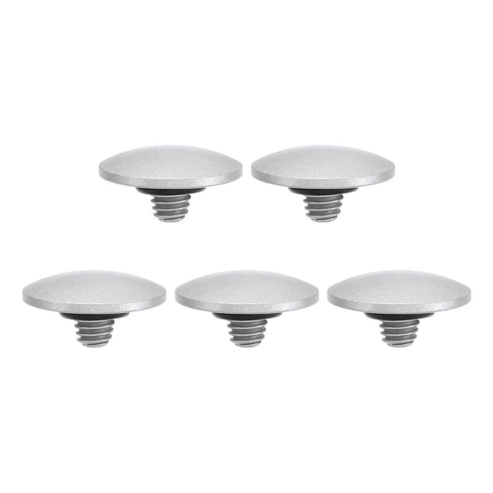 PATIKIL Camera Shutter Button, 5 Pack Soft Shutter Release Button Pure Copper Camera Button Convex Suitable for Nikon for Fujifilm for Leica DSLR/SLR Camera, Silver
