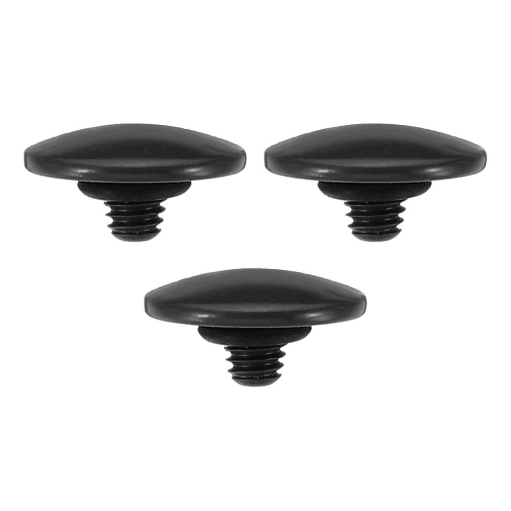 PATIKIL Camera Shutter Button, 3 Pack Soft Shutter Release Button Pure Copper Camera Button Convex Suitable for Nikon for Fujifilm for Leica DSLR/SLR Camera, Black