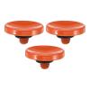 PATIKIL Camera Shutter Button, 3 Pack Soft Shutter Release Button Pure Copper Camera Button Concave Suitable for Nikon for Fujifilm for Leica DSLR/SLR Camera, Orange view 1
