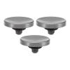 PATIKIL Camera Shutter Button, 3 Pack Soft Shutter Release Button Pure Copper Camera Button Concave Suitable for Nikon for Fujifilm for Leica DSLR/SLR Camera, Silver view 1