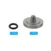PATIKIL Camera Shutter Button, 3 Pack Soft Shutter Release Button Pure Copper Camera Button Concave Suitable for Nikon for Fujifilm for Leica DSLR/SLR Camera, Silver view 3